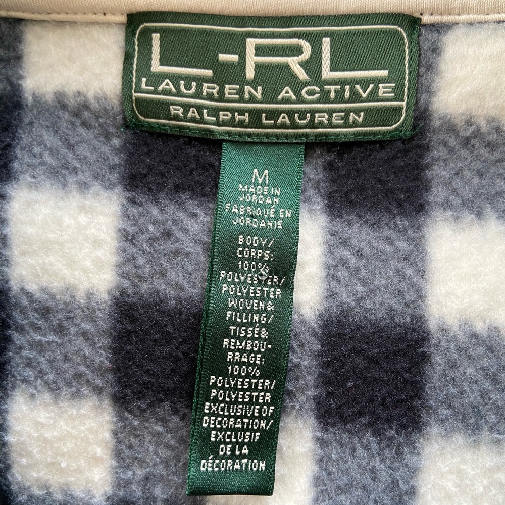 Lauren Ralph Lauren Quilted Fleece Jacket - Picture 13 of 13
